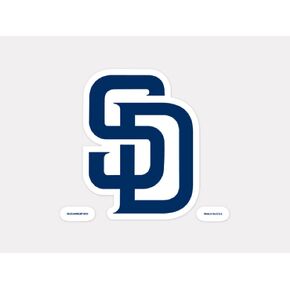Wincraft MLB San Diego Padres 93908010 Perfect Cut Color Decal, 4" x 4", Black