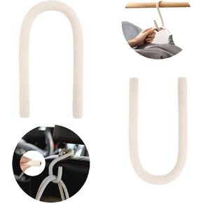 2 Pcs Multi-Function Utility Hooks for Hanging, Bendable Hanging Hooks for Phone Stand Holder, Cabinet Lock, Closet, Car, Electronic Cable Organizer