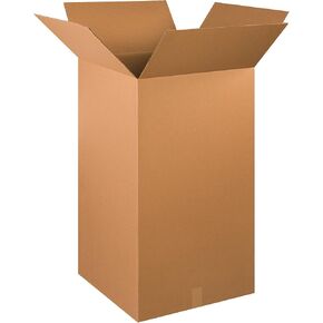 PARTNERS BRAND 20x20x40 Tall Corrugated Boxes, Tall, 20L x 20W x 40H, Pack of 10 | Shipping, Packaging, Moving, Storage Box for Home or Business, Strong Wholesale Bulk Boxes