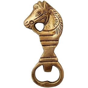 Brass Material Horse Head Beer Bottle Opener for Kitchen Bar Or Restaurant