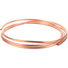 Copper Tube,Refrigeration Tubing, Soft Coil Copper Tubing OD 3mm x ID 1mm Length 6.56 Ft