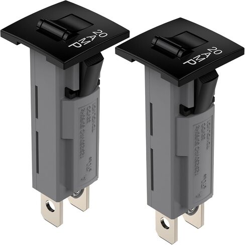 Thermal Circuit Breakers Fuseholder Type 125/250VAC 50/60Hz 32VDC 15Amp (Pack of 2) in Saudi Arabia