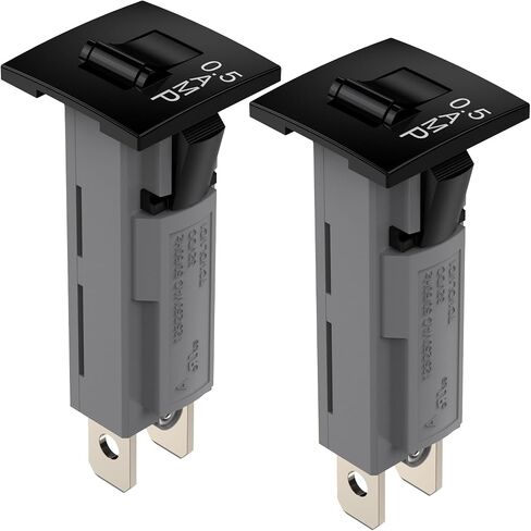 Thermal Circuit Breakers Fuseholder Type 125/250VAC 50/60Hz 32VDC 15Amp (Pack of 2) in Saudi Arabia