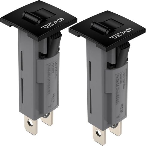 Thermal Circuit Breakers Fuseholder Type 125/250VAC 50/60Hz 32VDC 15Amp (Pack of 2) in Saudi Arabia
