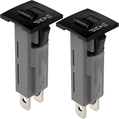 Thermal Circuit Breakers Fuseholder Type 125/250VAC 50/60Hz 32VDC 15Amp (Pack of 2) in Saudi Arabia