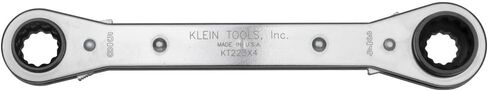 Klein Tools KT223X4 مفتاح ربط صندوقي 4 في 1 من Lineman، صنع في الولايات المتحدة الأمريكية، مقابس 1/2 و9/16 و5/8 و3/4 بوصة in Saudi Arabia