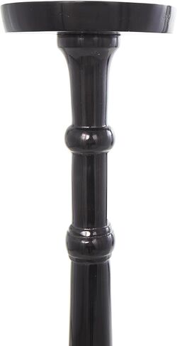 Deco 79 Aluminum Metal Decorative Candle Holder Tall Floor Candle Stand, Set of 2 Candlestick Holder 42", 34" H, Black in Saudi Arabia