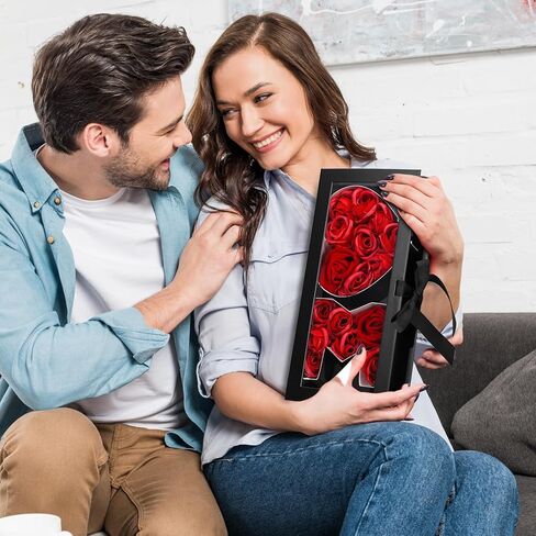 Willinglong 30 رقم صندوق هدايا الزهور الفارغة، لوازم حفلات الذكرى السنوية الثلاثين لعيد الميلاد، صندوق فحميات أسود قابل للتعبئة للنساء، ديكورات صندوق تغليف الهدايا الثلاثين in Kuwait