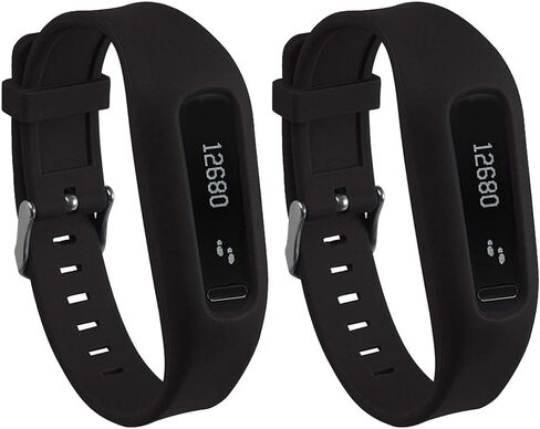 Buckle Bracelet for Fitbit One, Replacement Silicone Band with Chrome Watch Clasp and Fastener Buckle for Fitbit One in Saudi Arabia