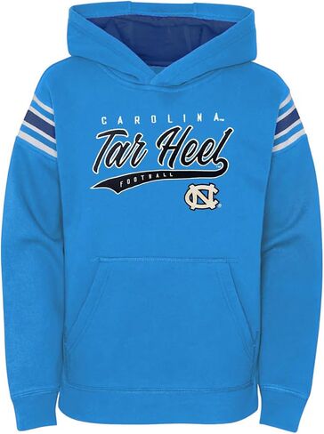 Outerstuff North Carolina Tar Heels Youth Size Hall of Fame Team Logo Pullover Fleece Hoodie (Light Blue, Youth Small-8) in Saudi Arabia