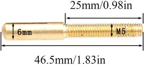 2 Sets Electric Furnace Resistance Wire Connector Conductive Column Heating Wire Fixed Copper Rod Ceramic Terminal in Saudi Arabia