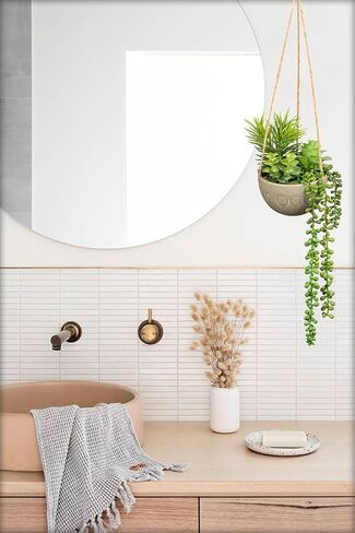 Fake Hanging Plants Mixed Fake Succulents Artificial Hanging Plants Realistic Hanging Succulent Fake Plants with Pot 15.7'' Faux Hanging Plants Indoor for Home Bedroom Porch Wall Window Sill Decor in Saudi Arabia