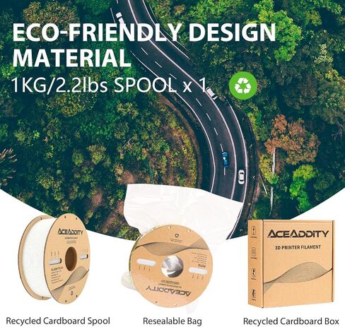 PLA+ Filament 1.75mm, Flash PLA High Speed 3D Printer Filament, Dimensional Accuracy +/- 0.02mm, 1kg(2.2lbs) Cardboard Spool 3D Printing Filament Fits for Most FDM 3D Printers (1kg Red) in Saudi Arabia