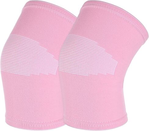 WLLHYF Kids Knee Sleeve Brace 1 Pair Children Knee Support Pad Breathable Elastic Soft Knee Protectors for Kids Child Girls Boys Teens Basketball Volleyball Sports (Medium) in Saudi Arabia