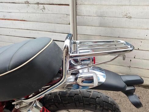 رف أمتعة للحامل الخلفي من الفولاذ للدراجات النارية Fsdatongdazi مناسب للقرد 125 Z125 (كروم) in Kuwait