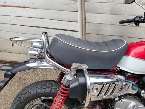 رف أمتعة للحامل الخلفي من الفولاذ للدراجات النارية Fsdatongdazi مناسب للقرد 125 Z125 (كروم) in Kuwait