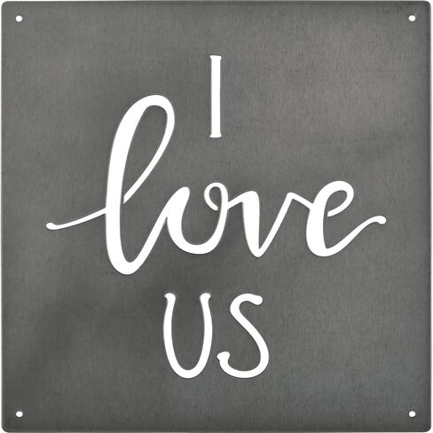 Primitives by Kathy Metal Wall Art - I Love Us in Saudi Arabia