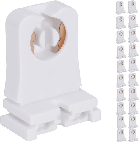 Non-shunted Turn Type T8 Lamp Holder JACKYLED UL Socket Tombstone (12 Packs) in Saudi Arabia