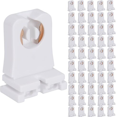 Non-shunted Turn Type T8 Lamp Holder JACKYLED UL Socket Tombstone (12 Packs) in Saudi Arabia