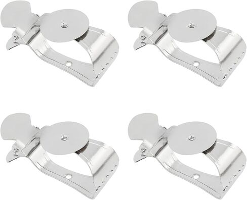 4PCS Curtain Flower Serrated Clip Stainless Steel Serrated Back Clip 3x1x1.2 inches Large Clamp Curtain Decoration Anti Slip Sunflower Curtain Tieback Strong Clamping Force for Home Decoration in Kuwait