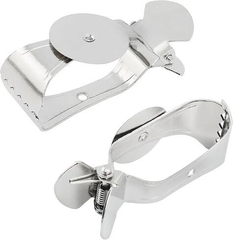 4PCS Curtain Flower Serrated Clip Stainless Steel Serrated Back Clip 3x1x1.2 inches Large Clamp Curtain Decoration Anti Slip Sunflower Curtain Tieback Strong Clamping Force for Home Decoration in Kuwait