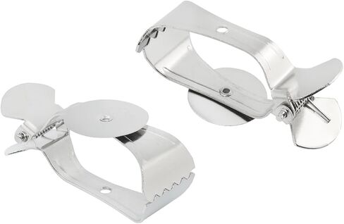 4PCS Curtain Flower Serrated Clip Stainless Steel Serrated Back Clip 3x1x1.2 inches Large Clamp Curtain Decoration Anti Slip Sunflower Curtain Tieback Strong Clamping Force for Home Decoration in Kuwait