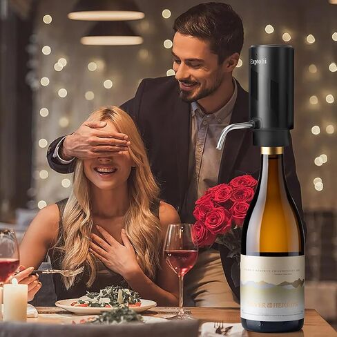 جهاز سكب مهوية النبيذ الكهربائي، وعاء النبيذ الأوتوماتيكي بلمسة واحدة وموزع النبيذ مضخة مؤكسد النبيذ للنبيذ الأحمر والأبيض in Kuwait