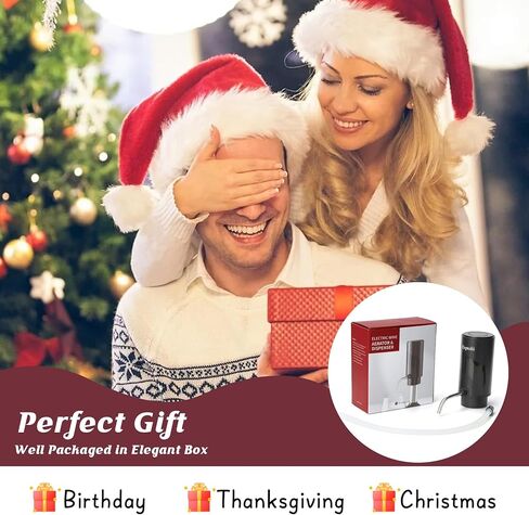 جهاز سكب مهوية النبيذ الكهربائي، وعاء النبيذ الأوتوماتيكي بلمسة واحدة وموزع النبيذ مضخة مؤكسد النبيذ للنبيذ الأحمر والأبيض in Kuwait