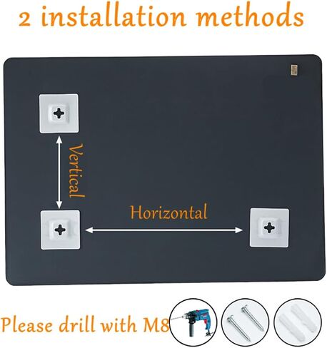 LED Bathroom Mirror 32"x 40" with Front and Backlight, Stepless Dimmable Wall Mirrors with Anti-Fog, Shatter-Proof, Memory, 3 Colors, LED Vanity Mirror(Horizontal/Vertical) in Saudi Arabia