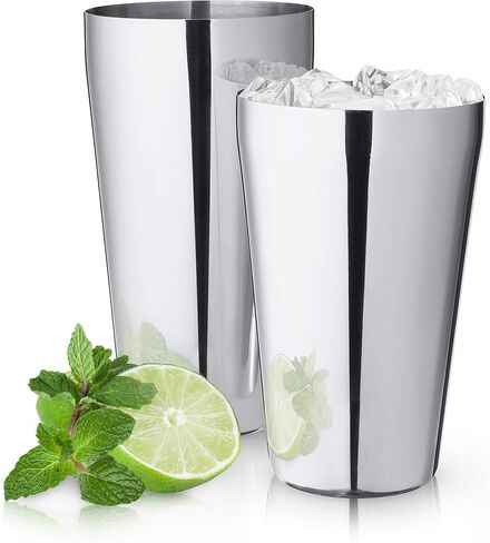 True Advance Boston Cocktail Shaker set, Stainless steel Boston Drink Shaker, Martini Shaker set of 2, 18oz & 25oz in Saudi Arabia
