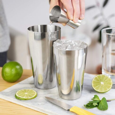 True Advance Boston Cocktail Shaker set, Stainless steel Boston Drink Shaker, Martini Shaker set of 2, 18oz & 25oz in Saudi Arabia