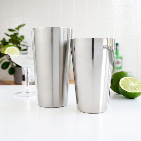 True Advance Boston Cocktail Shaker set, Stainless steel Boston Drink Shaker, Martini Shaker set of 2, 18oz & 25oz in Saudi Arabia