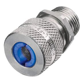 Hubbell SHC1033 Kellems Wire Management Cord Connectors, Straight Male, Aluminum, 3/4" Hub, 0.38-0.50" Diameter