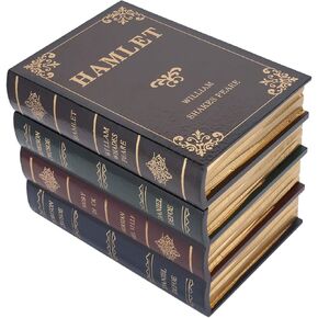 Book Safe, European Style Decorative Fake Book, Hollowed Out Decorative Faux Books, Compartment Box for Storage – Hide Jewelry, Money, Valuables, and More, Home Decor