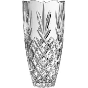 GALWAY Renmore 10" Vase, Clear, Crystal