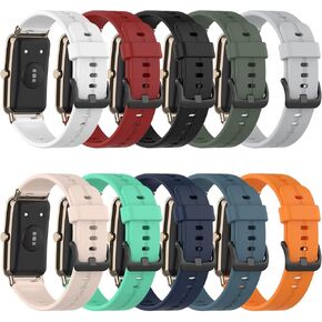 [10 Pack] Watch Bands Compatible for MorePro HM08 Fitness Tracker Wrist Strap, Replacement Soft Silicone Wristband Sport Strap for MorePro HM08 Fitness Tracker Bands for Men Women Bracelet