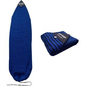 UPSURF 5'8"/5'10"/6'/6'6"Surfboard Sock Cover-short or fish board Sock Cover Light Protective Bag for Your Surf Board