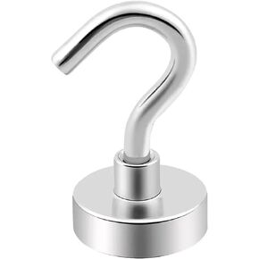 SEDLAV Heavy Duty Magnetic Hook for Hanging for Kitchen, Garage, Grill, Cruise, Workplace, and Office, Extra Strong (6PC)