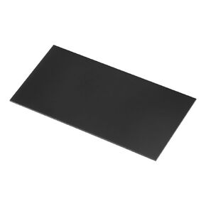 6 x 12 Inch UHMW Polyethylene Sheets, 1/8 Inch Thick Ultra High Molecular Weight Black Plastic Sheet [for Home, Industrial]