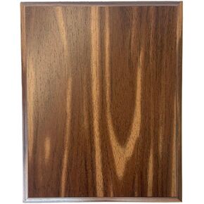 8 x 10 Inch Walnut Color DIY Blank Award Plaque with Beveled Edge Trophy Gift Plaques