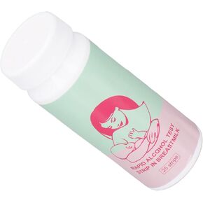 25pcs Breastmilk Test Strips Accurate Fast Detect with Bottle for Mother-Breastmilk Alcohol