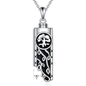 Urn Necklaces for Ashes Sterling Silver Abalone Shell Cremation Memorial Jewelry for Women Men in Kuwait