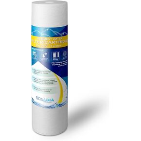 Big Sediment Replacement Water Filters 5 Micron 4.5"x 20" Cartridges WELL-MATCHED with 155358-43, 2PP20BB1M, AP810-2, FPMB-BB5-20, FP25B, P5-20BB, SDC-45-2005 (10 Pack, 20")
