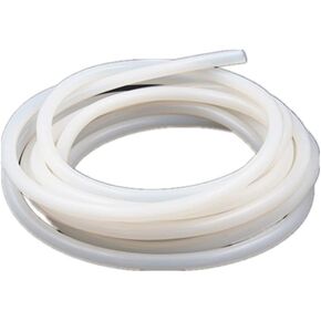Unifizz Transparent Silicone Tube 3mm ID x 6mm OD 32.8 ft(10m) Silicone Rubber Tube Silicone Tube Food Grade Air Hose, Used for Pump Transfer White, 1pcs