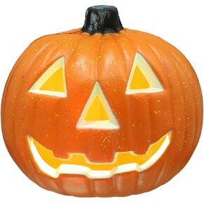 Abaodam Halloween Pumpkin Light Battery Operated Halloween Jack-O-Lantern Light Up Pumpkin Face for Home Indoor Outdoor
