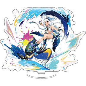 Rainteam Genshin Impact Natlan Acrylic Stand Figure Standee Acrylic Display Character Decorations for Anime Fans (Mualani)