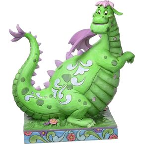 Enesco Disney Traditions by Jim Shore “Pete’s Dragon" 40th Anniversary Elliot Stone Resin Figurine, 9", Green