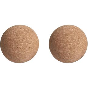 Wine Cork Ball, Wooden Cork Ball Stopper for Wine Decanter Carafe Bottle Replacement, Wine Cork Accessories(size:2pcs)