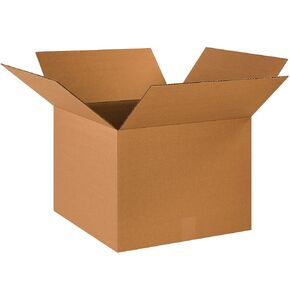 BOX USA 18 x 18 x 14 Corrugated Cardboard Boxes, Medium 18"L x 18"W x 14"H, Pack of 20 | Shipping, Packaging, Moving, Storage Box for Home or Business, Strong Wholesale Bulk Boxes