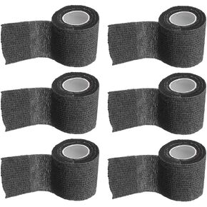 ESUPPORT 2 Inches X 5 Yards Self Adherent Cohesive Wrap Bandages Adhesive Wounds Strong Elastic First Aid Tape for Sport Wrist Ankle 6 Count